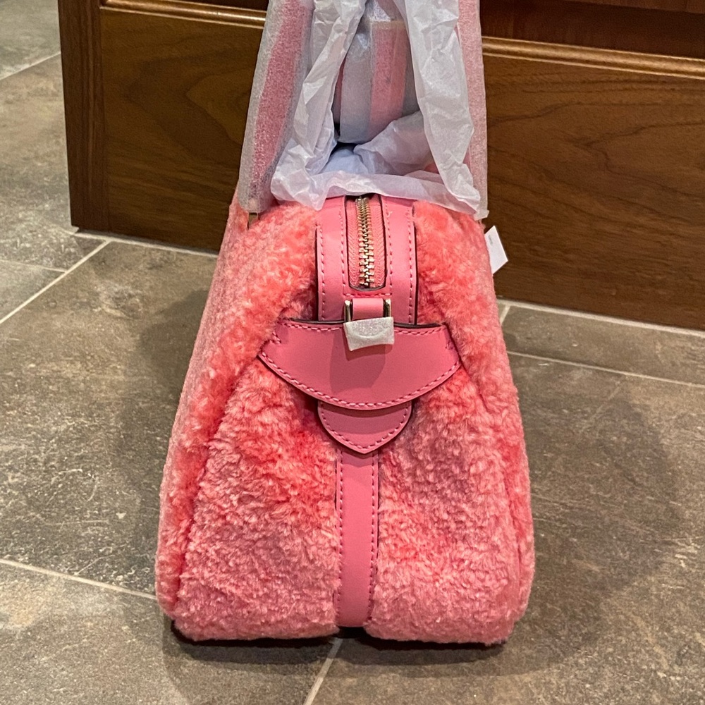 Kate Spade faux fur satchel - Picture 8 of 9